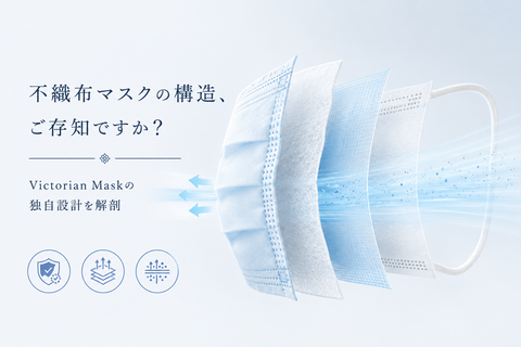 不織布マスクの構造、ご存知ですか?Victorian Maskの独自設計を解剖
