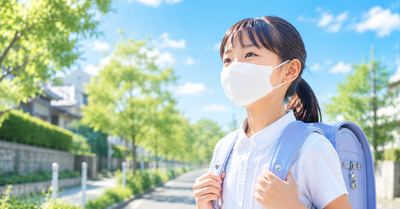 子供の夏マスクの選び方。通学・暑さ対策に向いたマスクの条件とサイズの選び方