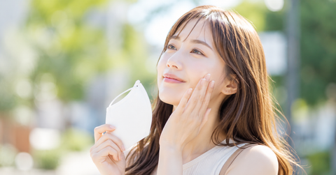マスク焼けの原因と対策。マスクの境目の日焼けを防ぐ夏のUVケア