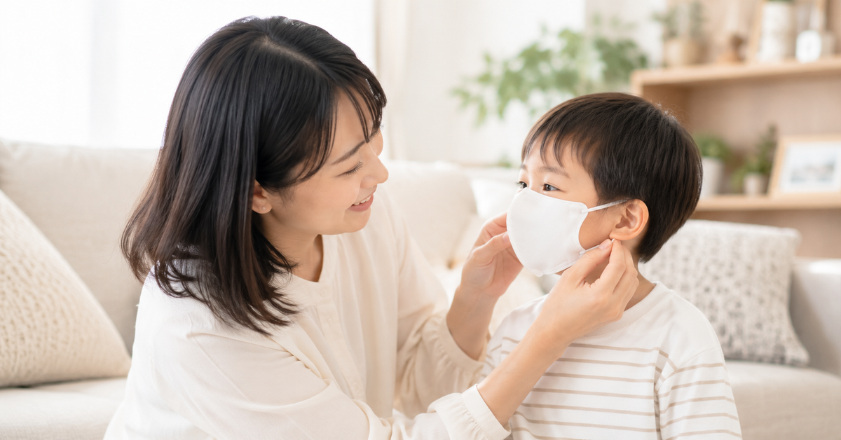 子供がマスクを嫌がる・つけてくれないときの工夫と選び方。無理なく慣らすコツ
