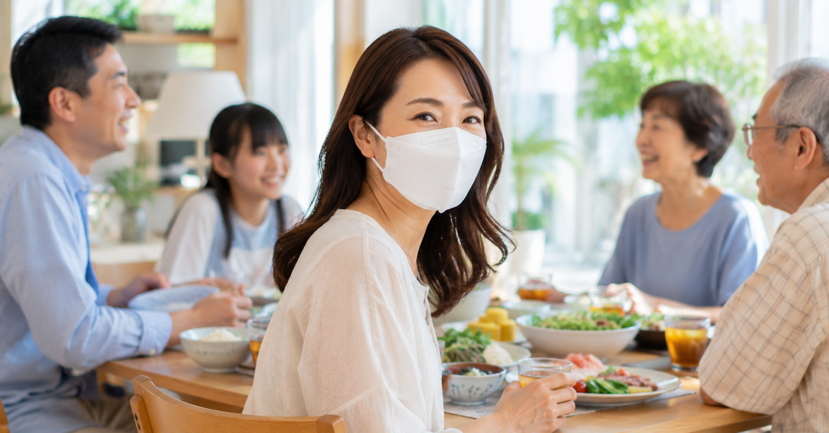 夏の集まり・来客の夏マスク配慮｜帰省・親戚づきあいに