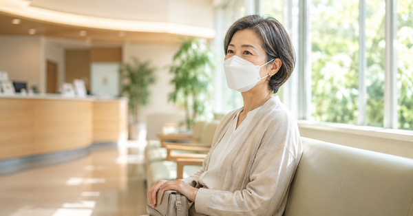夏の通院・お見舞いのマスク｜院内の配慮と待ち時間の蒸れ対策