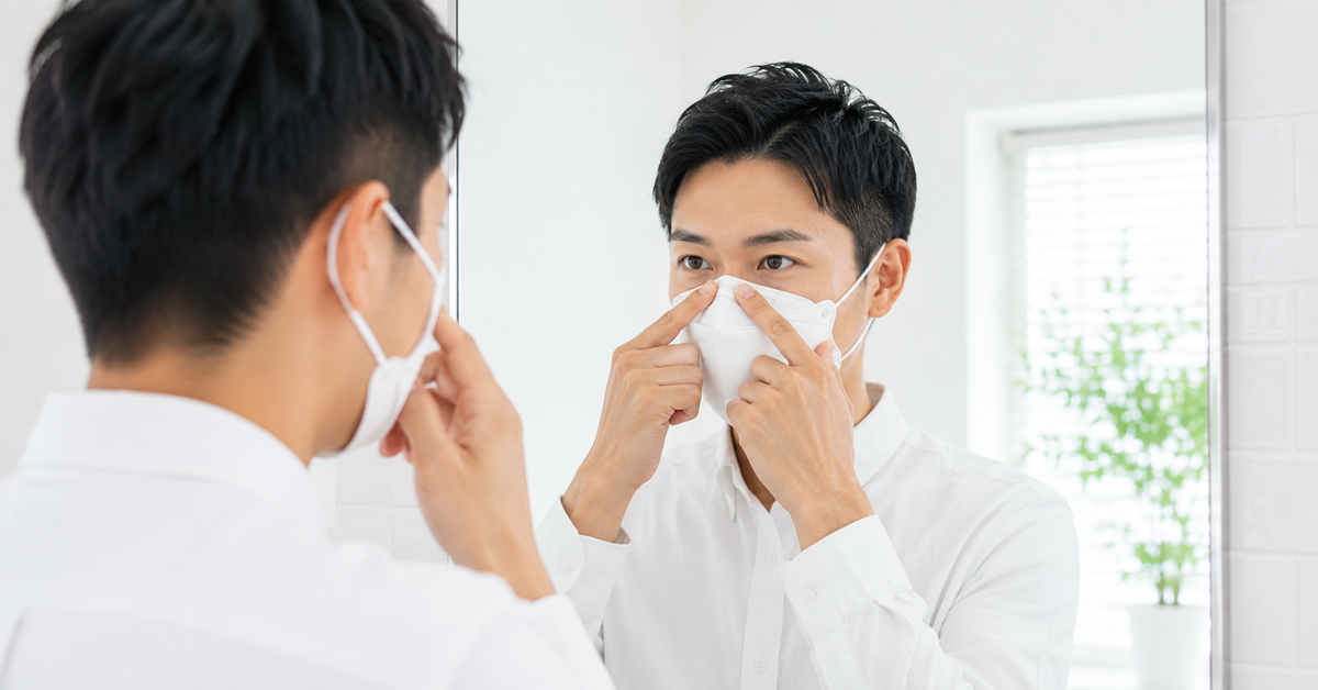 マスクの正しい付け方｜すき間なく快適に着けるコツとNG例 | Victorian Mask