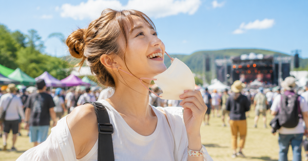 夏フェス・屋外イベントでのマスクの使い方｜持ち運びと快適のコツ | Victorian Mask