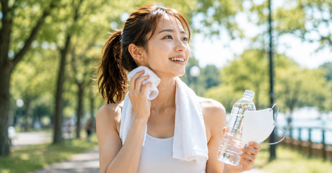 運動・スポーツ時のマスクとの付き合い方｜夏の安全な使い分け | Victorian Mask