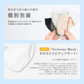 Victorian Mask 3D AIR 息がしやすい 3D立体マスク（通気性3.2倍）グレージュ 不織布マスク