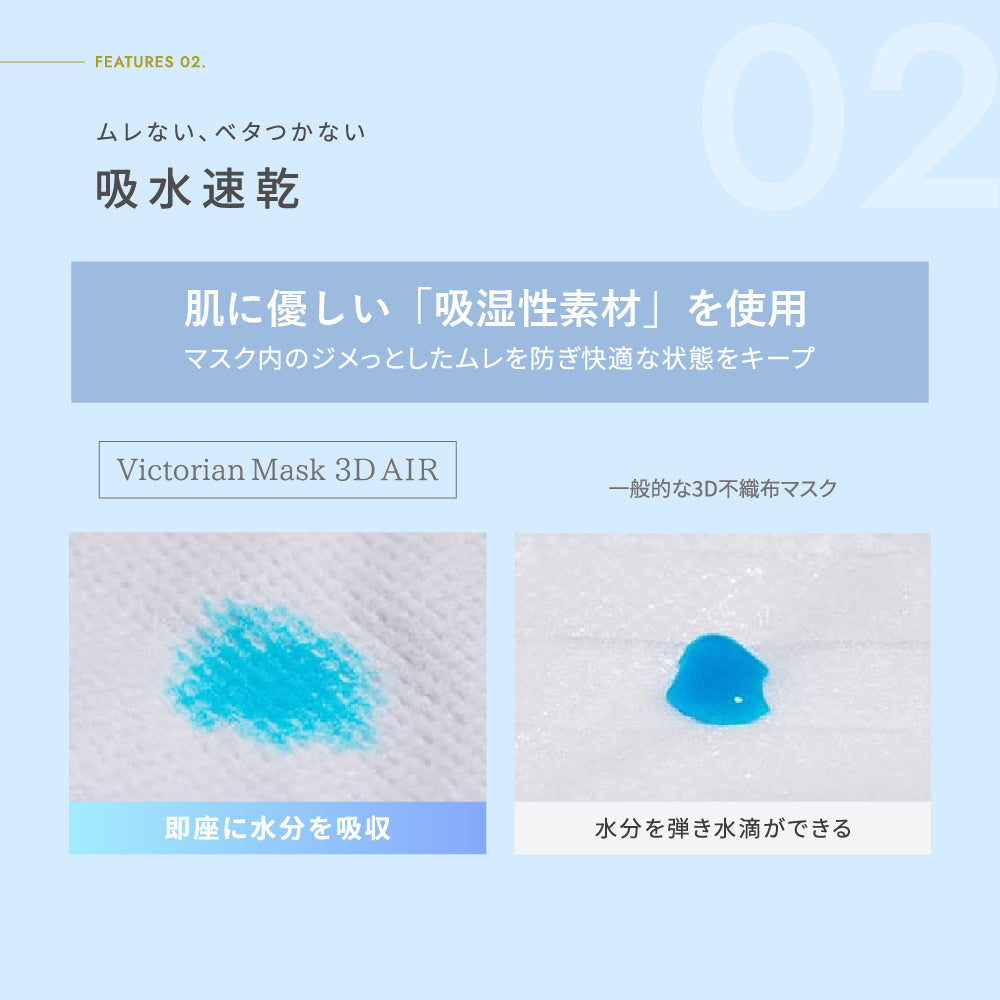 息がしやすい 3D立体マスク（通気性3.2倍）グレージュ｜Victorian Mask公式