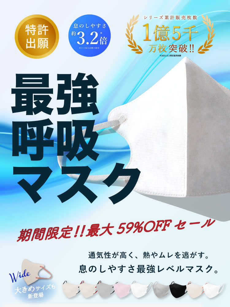 つけた瞬間、呼吸が変わる。｜Victorian Mask 3D AIR