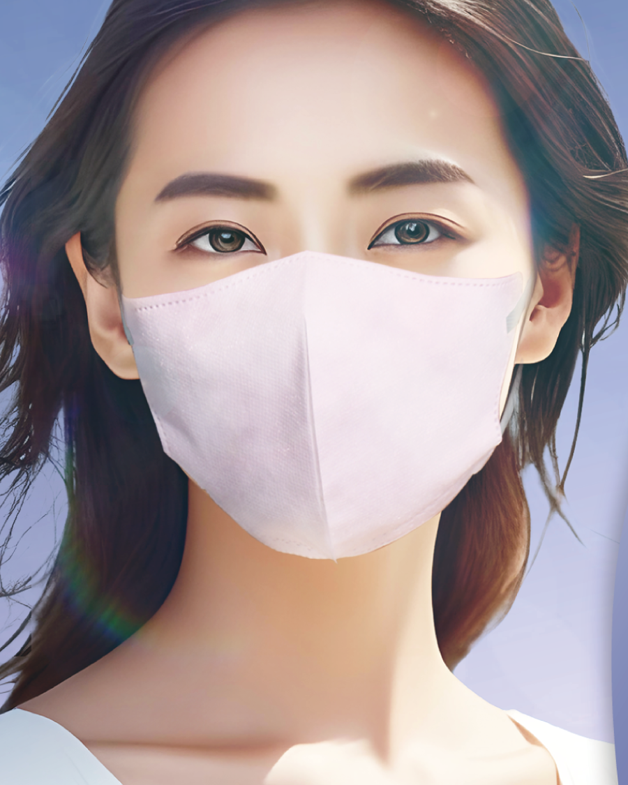 通気性約３.２倍。<br>累計販売枚数５億枚。<br>呼吸にこだわって作られた、マスクを忘れるプレミアムマスク。